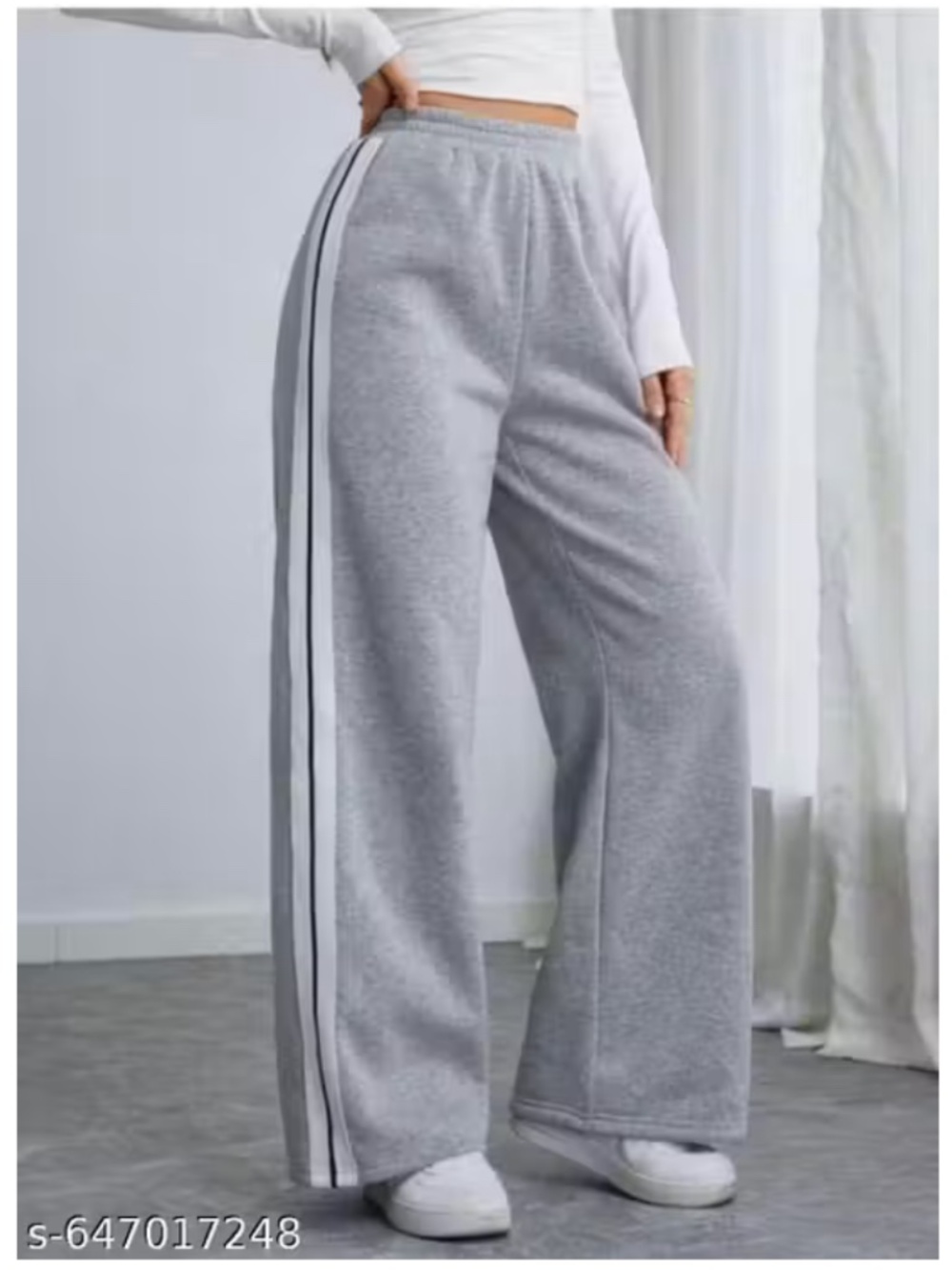 WIDE LEG SWEATPANTS